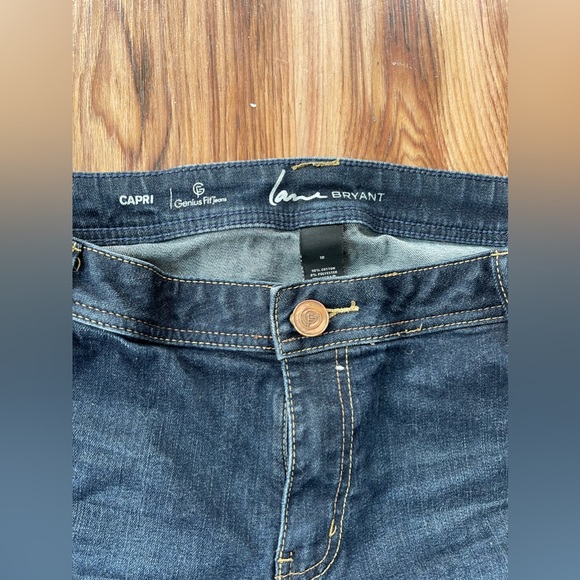 Lane Bryant Genius Fit Capri Jeans Stretch Size 18 - Picture 4 of 4